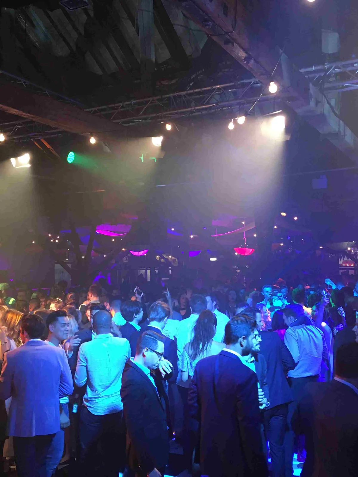Corporate party DJ in London, guests dancing